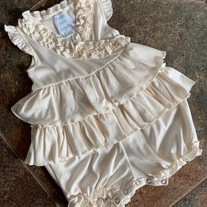 0-3m Lemon loves layette bubble romper